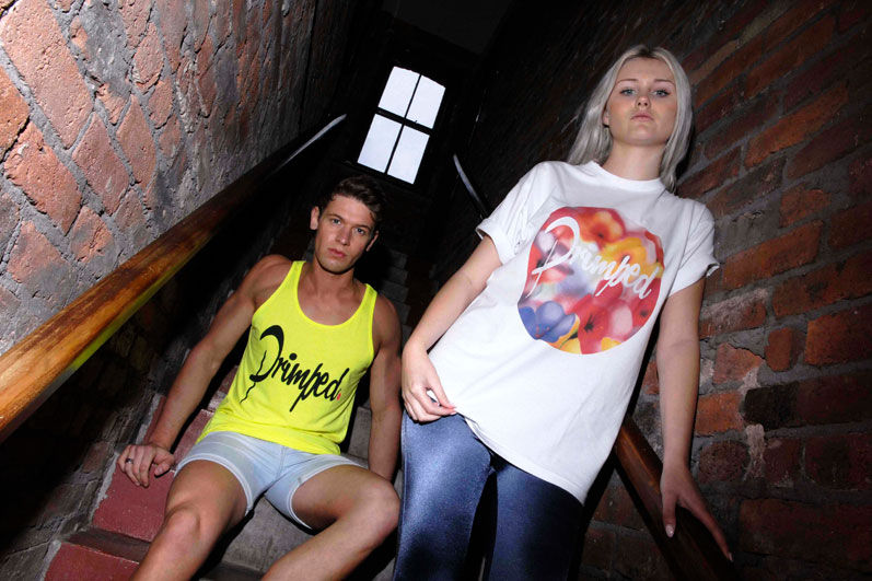 Primped clothing shoot