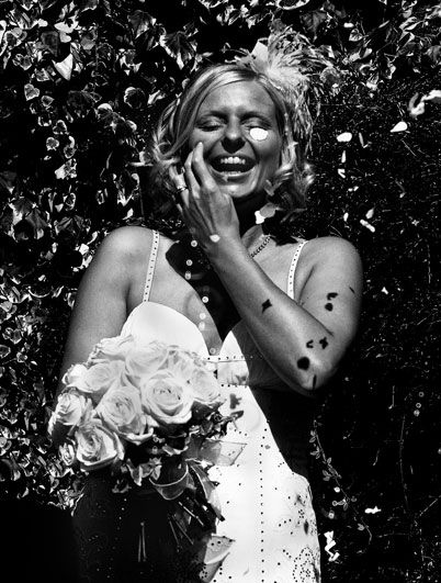 Confetti bride